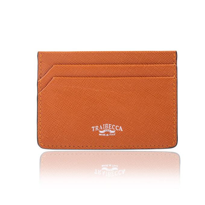 PORTACARTE SAFFIANO ARANCIO
