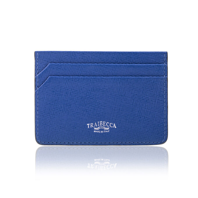 PORTACARTE SAFFIANO BLU ROYAL