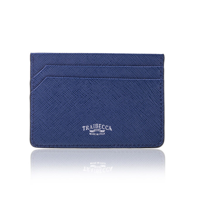 PORTACARTE SAFFIANO BLU NAVY